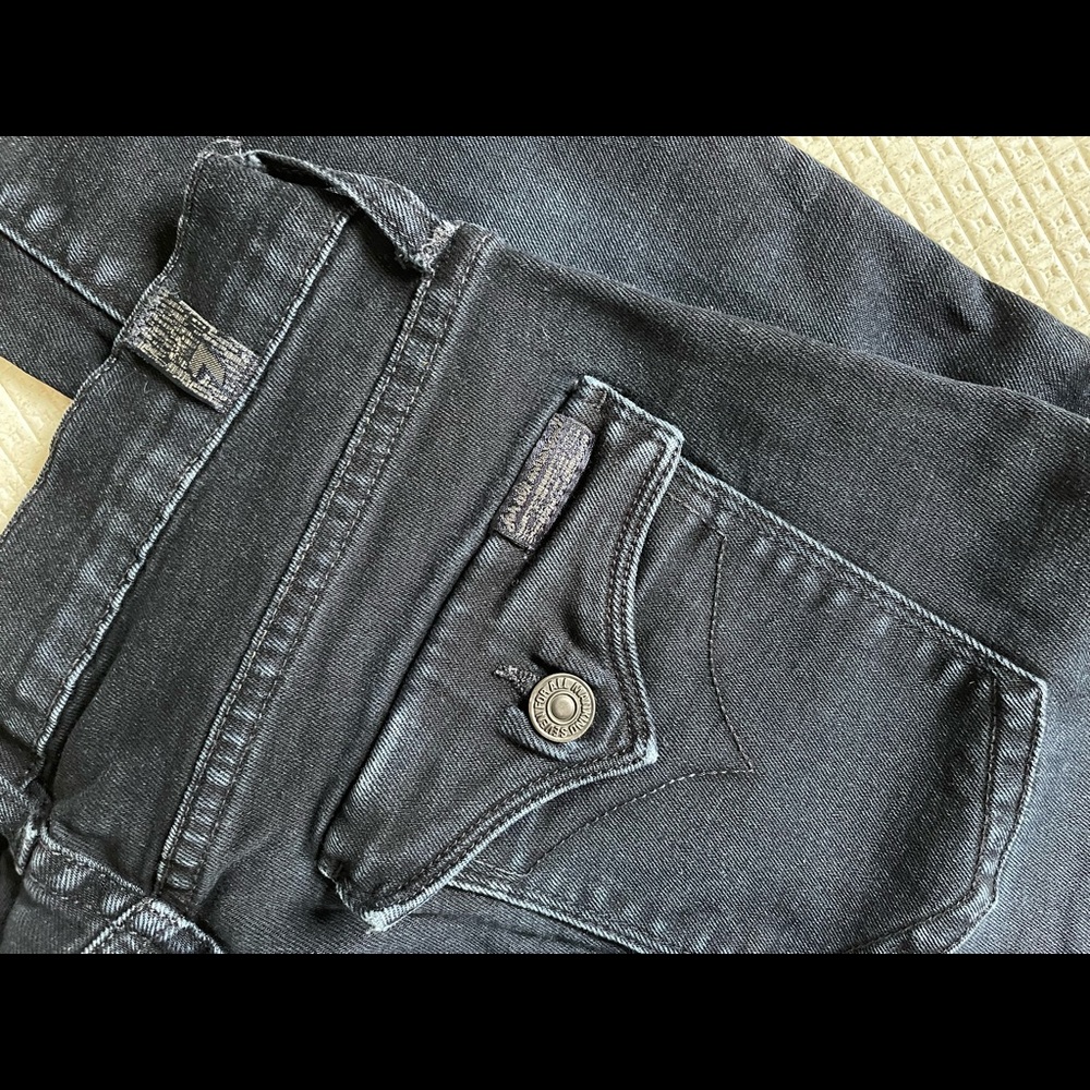 7 for all mankind size 27 dark blue skinny jeans